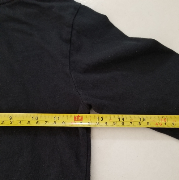 Nike Camo Swoosh Little Boys Black Long Sleeve Hooded Logo Tee Shirt M 5-6yrs - Picture 10 of 10